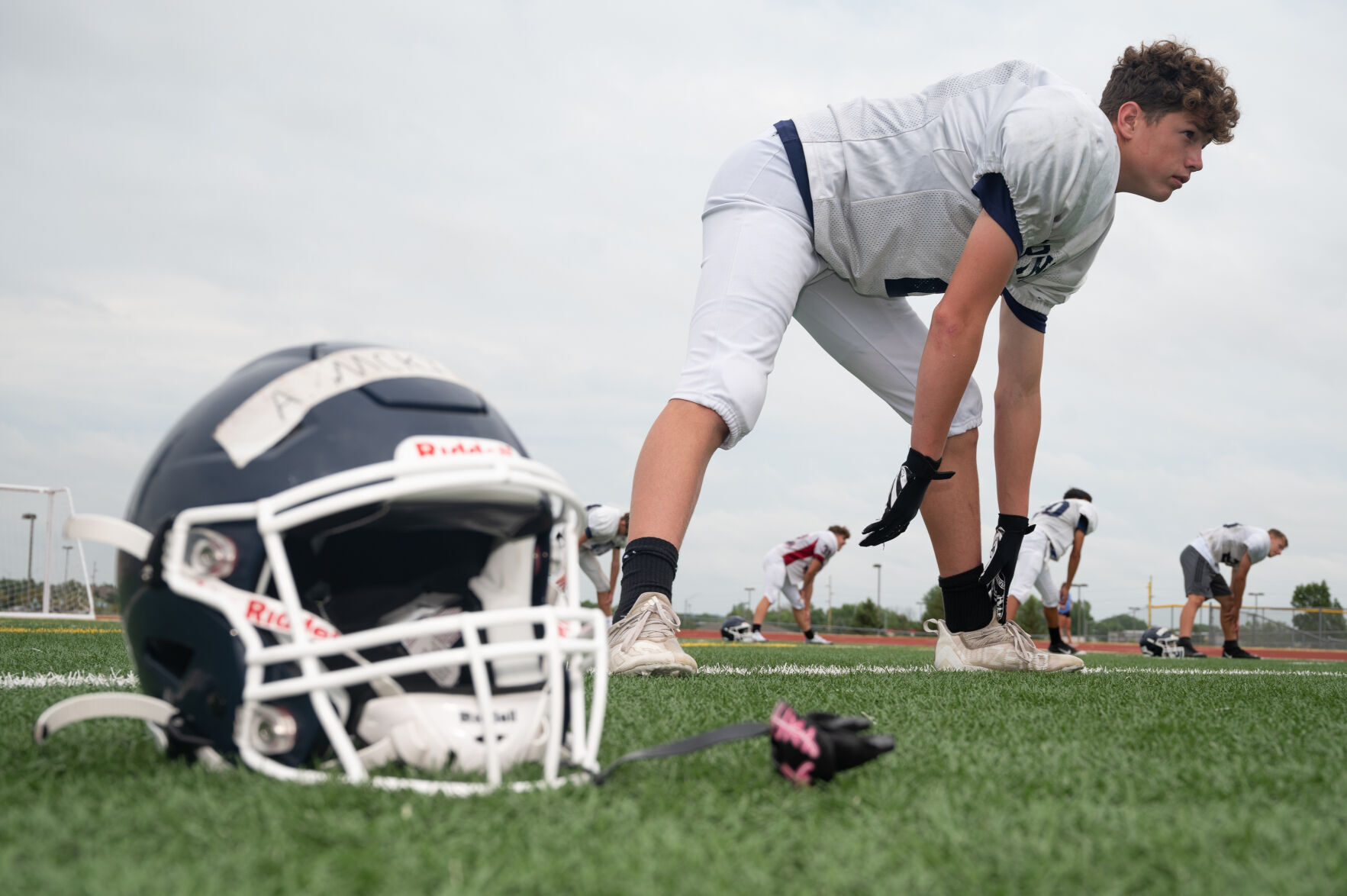 Lincoln North Star football practice, 8:15 a.m.